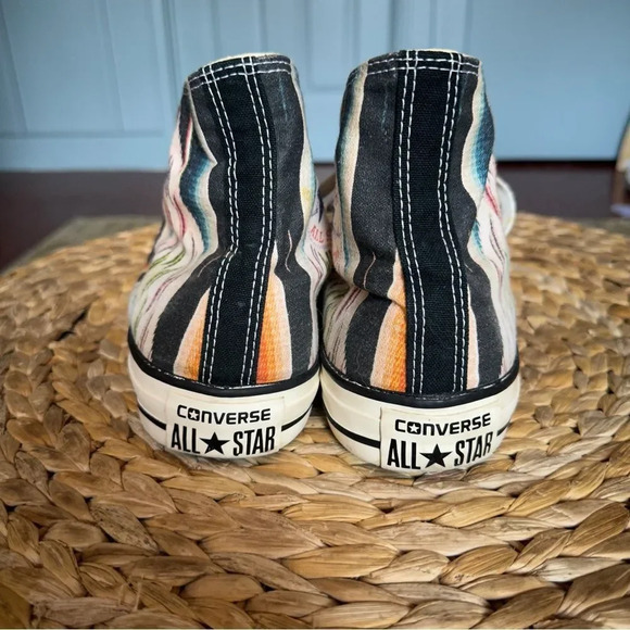 Converse Chuck Taylor HI Top Limited Edition 1446 MultiColor Woven Print Sneaker - Picture 4 of 6